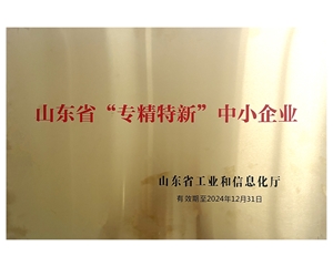 山東省“專精特新”中小企業